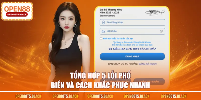 Tổng hợp 5 lỗi phổ biến và cách khắc phục nhanh